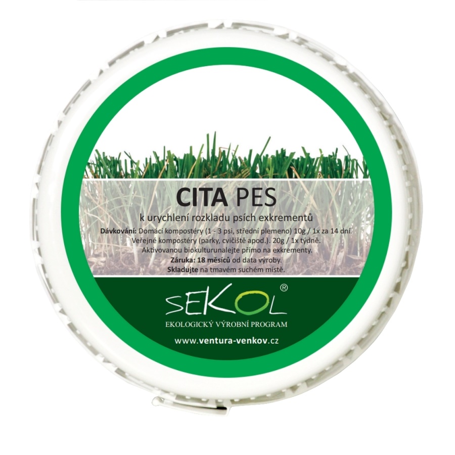 Cita pes - enzymy urychlující rozklad psích exkrementů - 400g