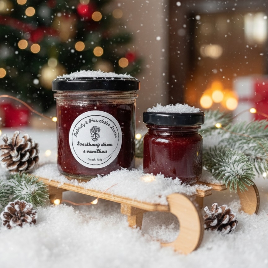 Švestkový džem s vanilkou