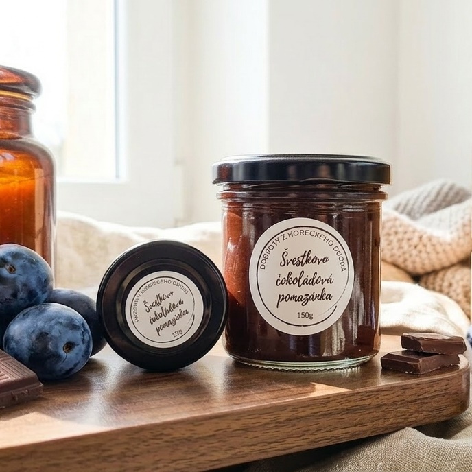 Švestkovo-čokoládová pomazánka