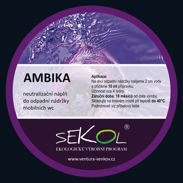 Ambika pro mobilní chemické WC - odpadní nádrž - 0,5 l
