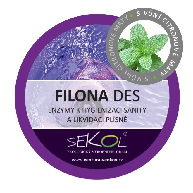 Enzymy k hygienizaci - Filona des - 5l | Citronová máta