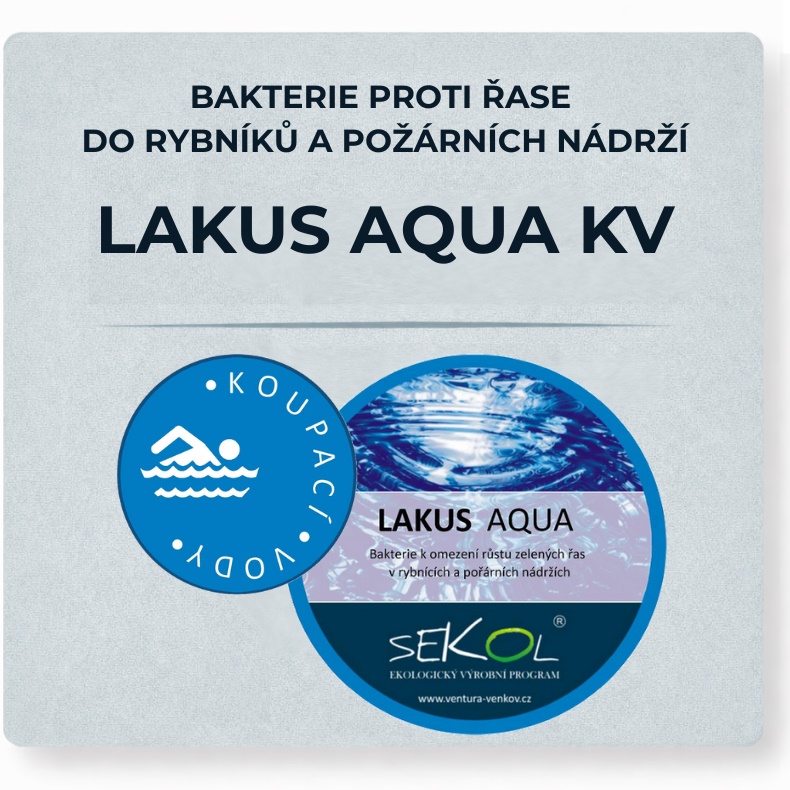 Bakterie pro rybníky a požární nádrže - Lakus aqua 5kg KV