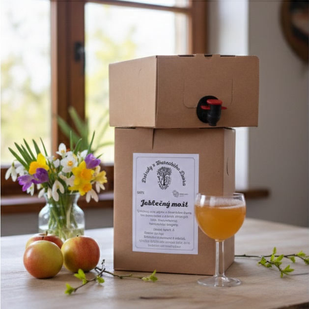 Jablečný mošt s krabicí 3l