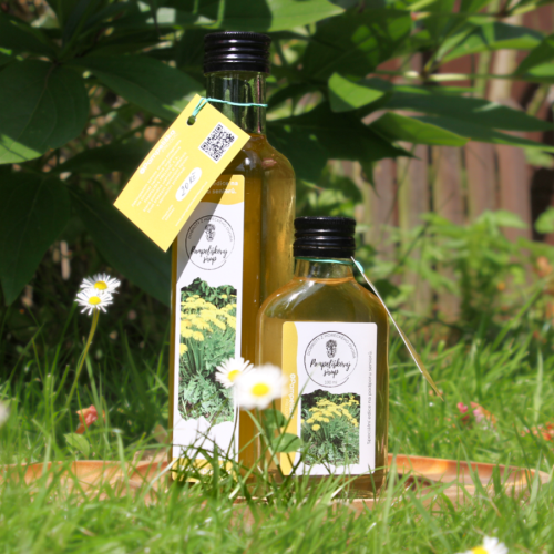 Pampeliškový sirup s příspěvkem na dobrou věc