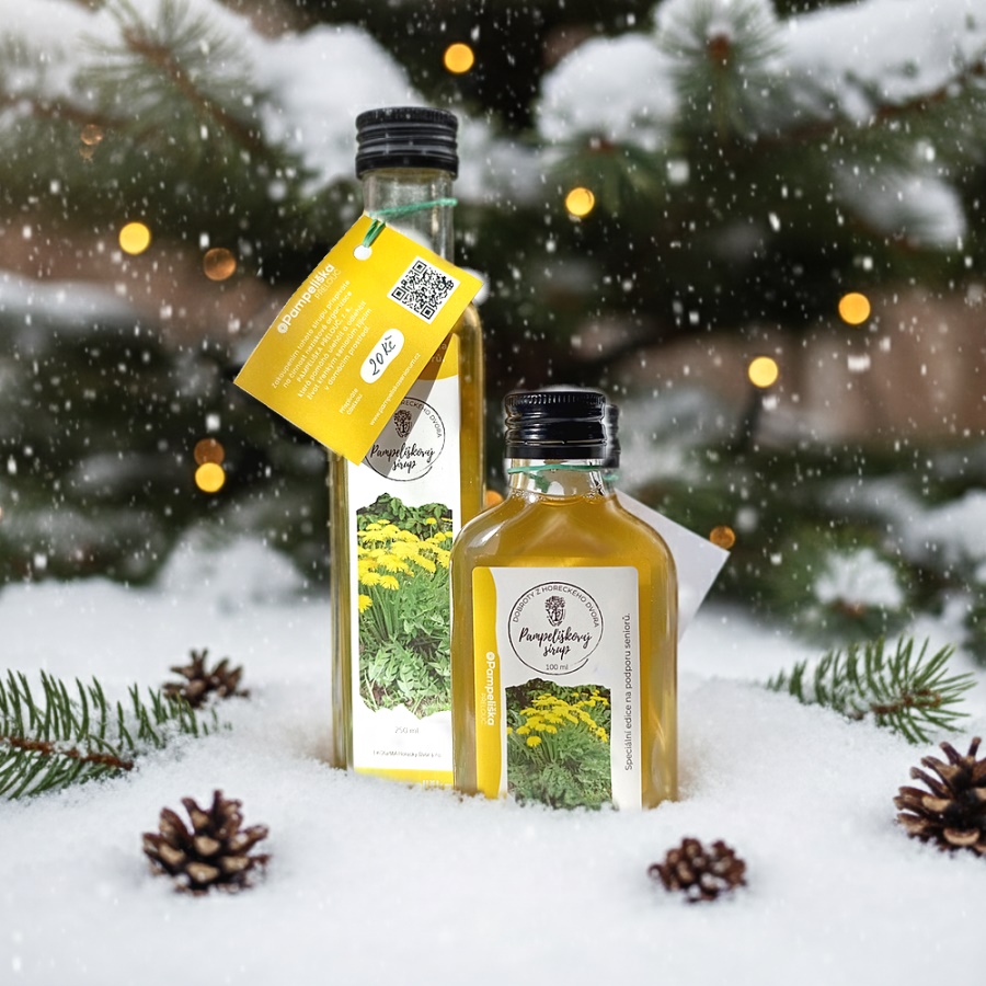 Pampeliškový sirup s příspěvkem na dobrou věc
