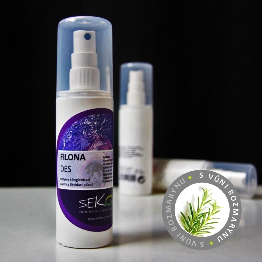 Enzymy k hygienizaci - Filona des - 0,12 l | Rozmarýn