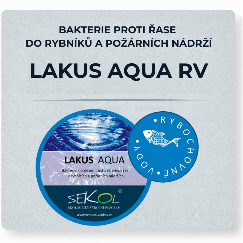 Bakterie pro rybníky a požární nádrže  - Lakus Aqua 5kg RV