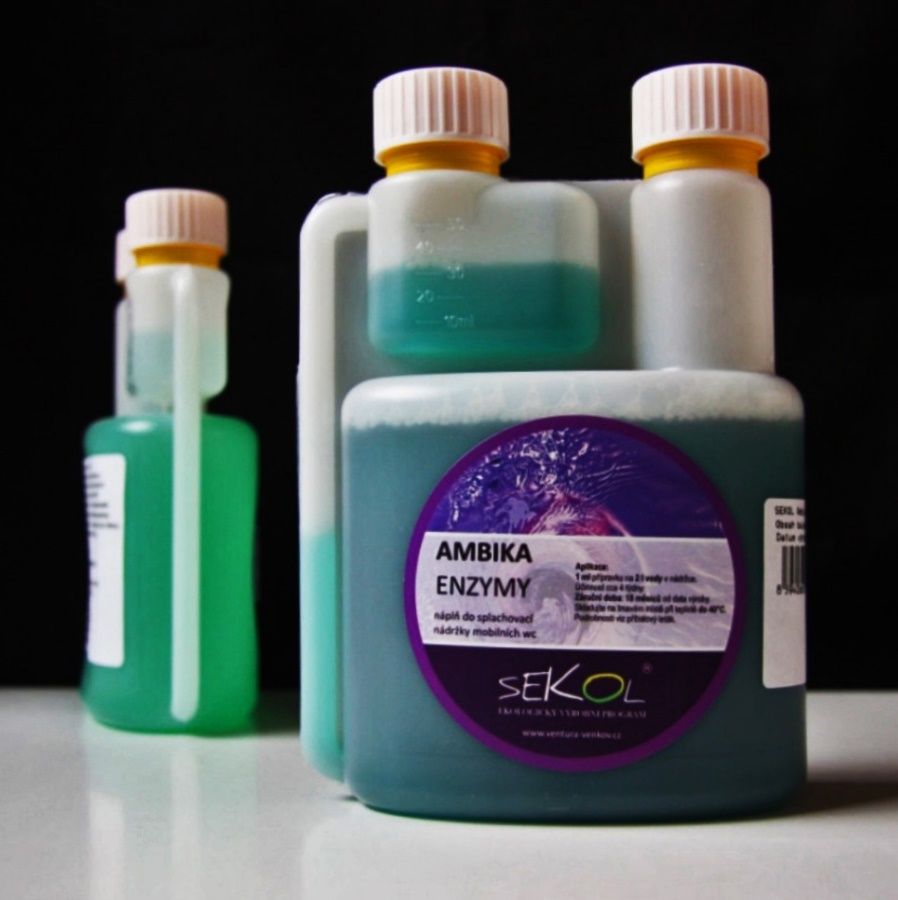 Ambika pro mobilní chemické WC - splachovací nádrž - 0,5 l