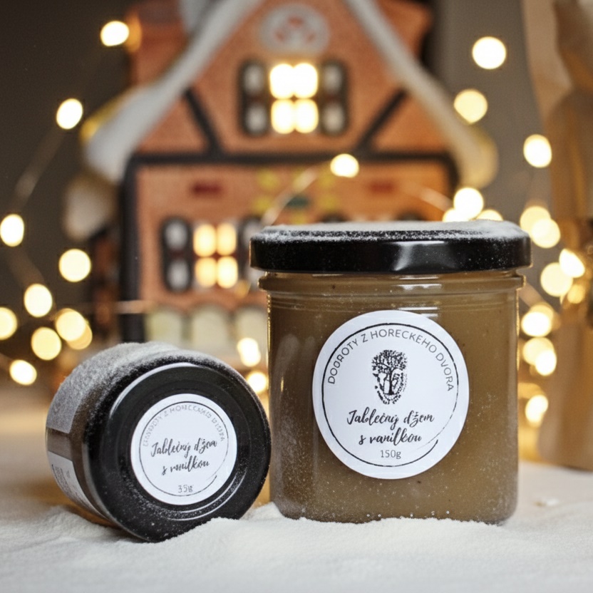 Jablečný džem s vanilkou