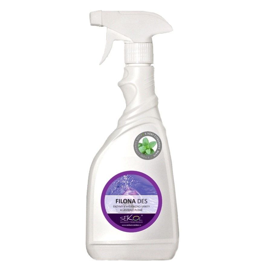 Enzymy k hygienizaci - Filona des - 0,5 l | Citronová máta