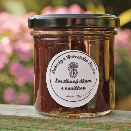 Švestkový džem s vanilkou