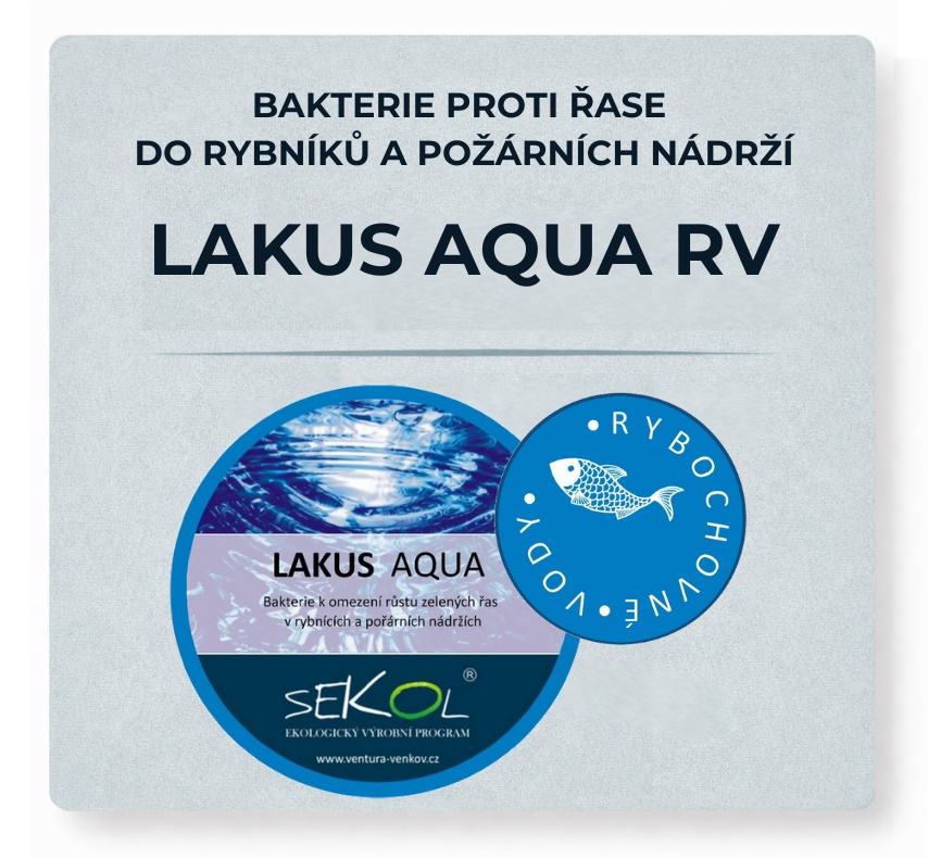 Bakterie pro rybníky a požární nádrže  - Lakus Aqua 5kg RV