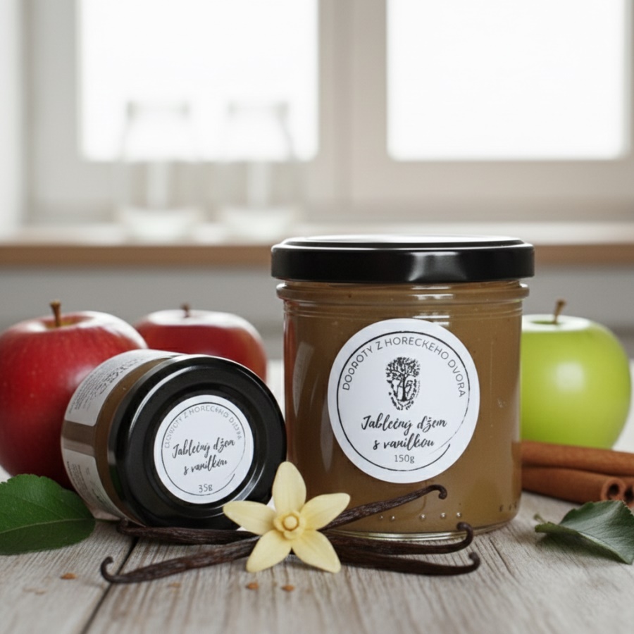 Jablečný džem s vanilkou