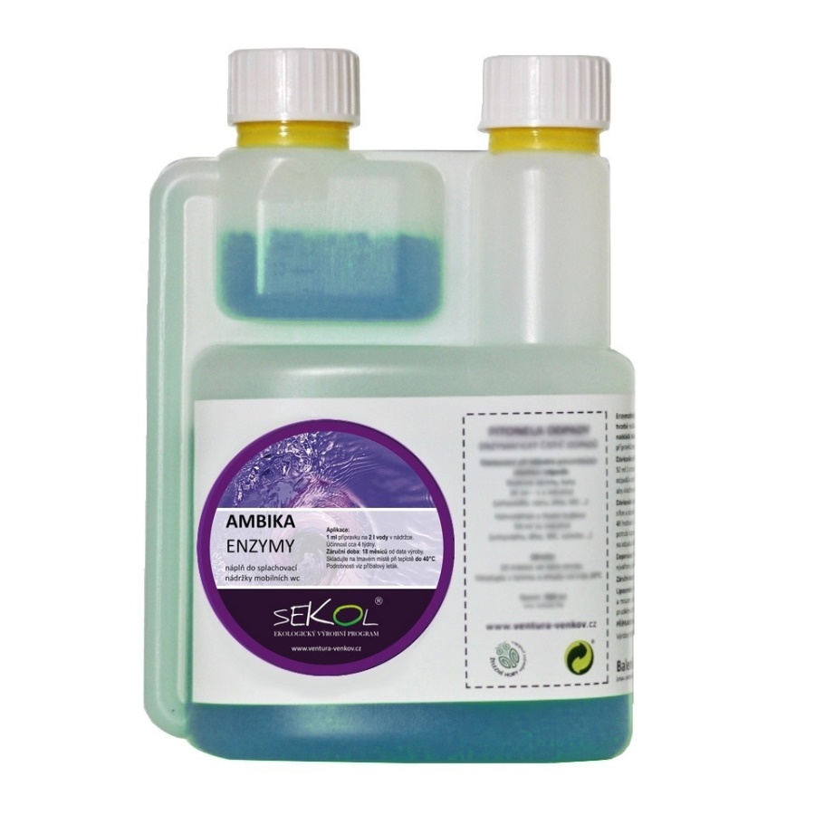 Ambika pro mobilní chemické WC - splachovací nádrž - 0,5 l