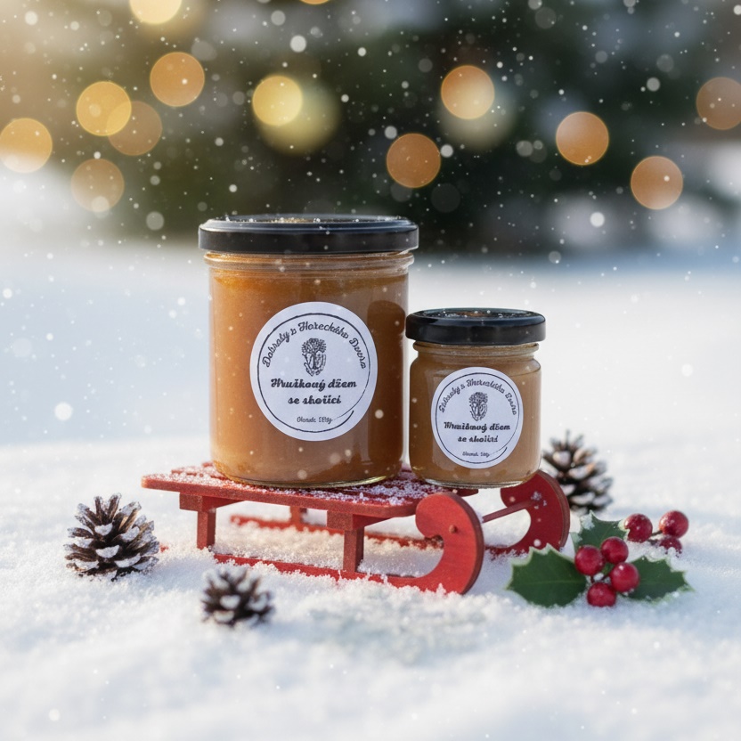 Hruškový džem se skořicí