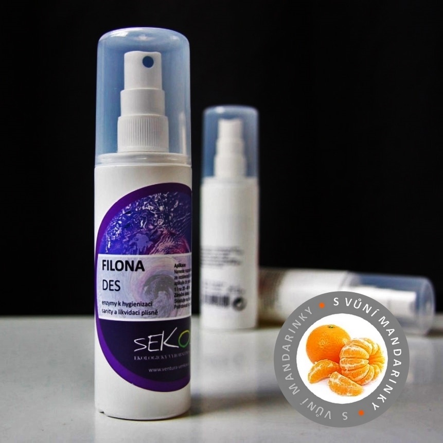 Enzymy k hygienizaci - Filona des - 0,12 l | Mandarinka