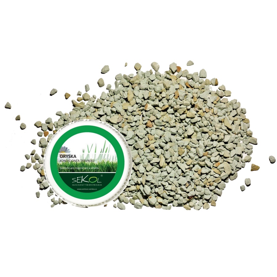 Zeolit 1 - 5 mm (25kg) + kondicionér pro trávníky Oryska (500g)