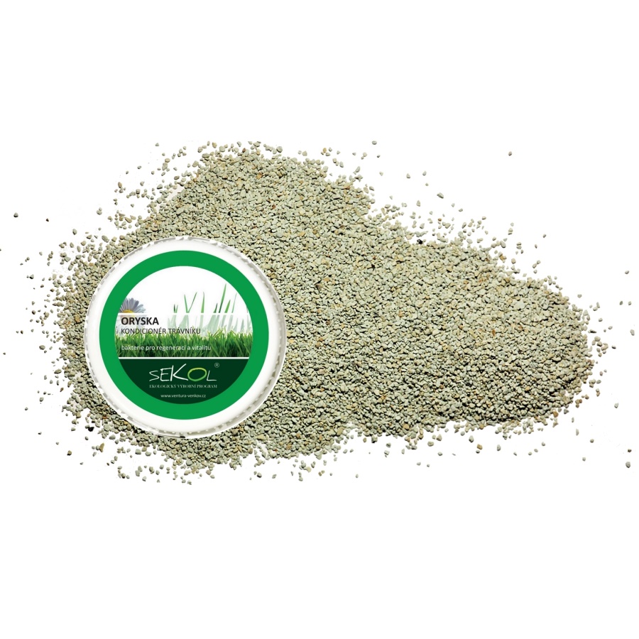 Zeolit 0,5 - 1 mm (25kg) + kondicionér pro trávník Oryska (500g)