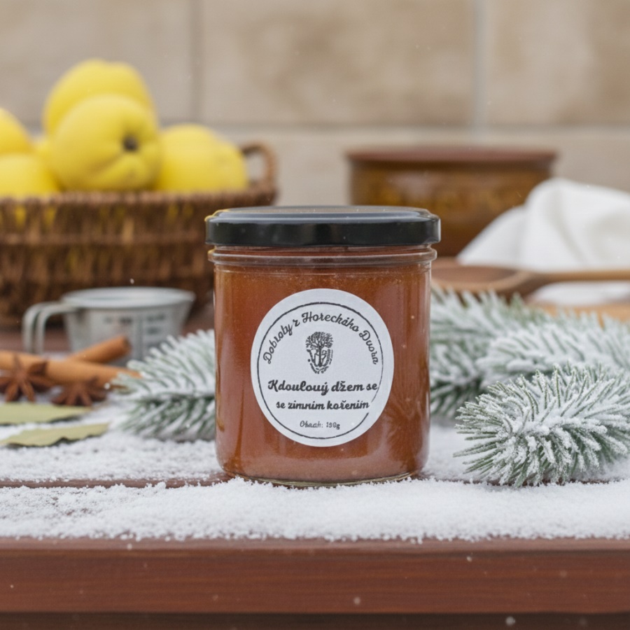 Kdoulový džem se zimním kořením
