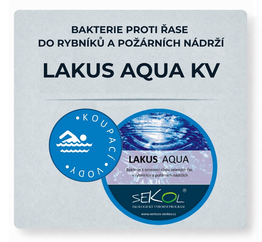 Bakterie pro rybníky a požární nádrže - Lakus aqua 5kg KV