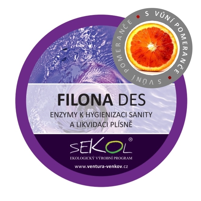 Enzymy k hygienizaci - Filona des - 5l | Červený pomeranč