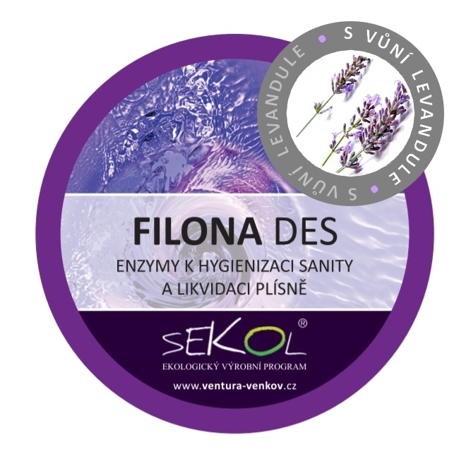 Enzymy k hygienizaci - Filona des - 5l | Levandule