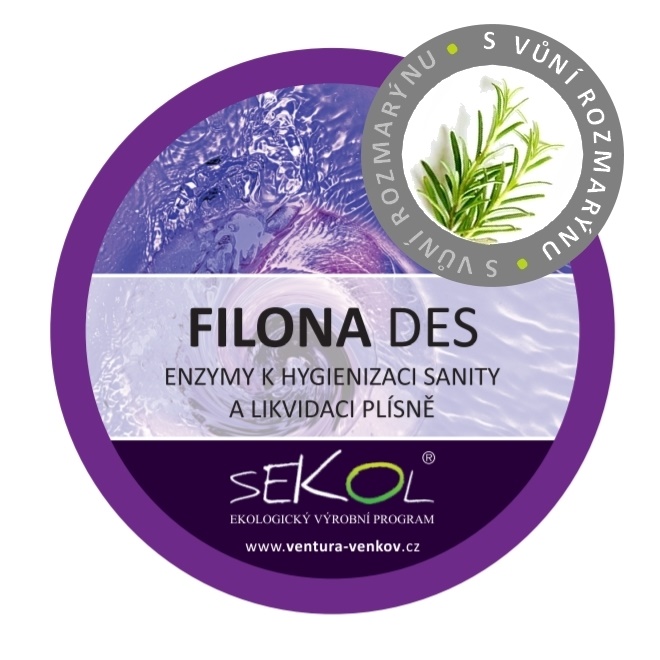 Enzymy k hygienizaci - Filona des - 5l | Rozmarýn